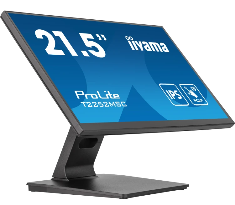 iiyama ProLite T2252MSC-B2 monitor komputerowy 54,6 cm (21.5") 1920 x 1080 px Full HD LCD Ekran doty