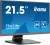 iiyama ProLite T2252MSC-B2 monitor komputerowy 54,6 cm (21.5") 1920 x 1080 px Full HD LCD Ekran doty