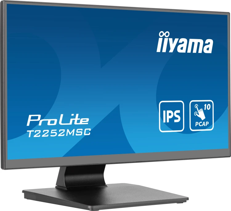 iiyama ProLite T2252MSC-B2 monitor komputerowy 54,6 cm (21.5") 1920 x 1080 px Full HD LCD Ekran doty