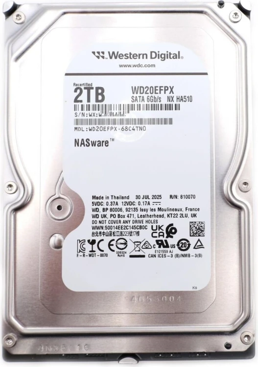 2TB WD20EFPX Red Plus NAS 5400RPM