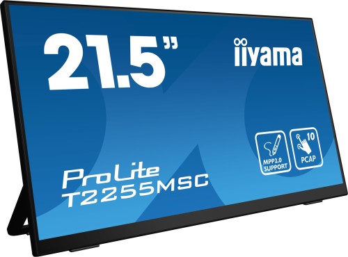 iiyama ProLite T2255MSC-B1 monitor komputerowy 54,6 cm (21.5") 1920 x 1080 px Full HD LCD Ekran doty
