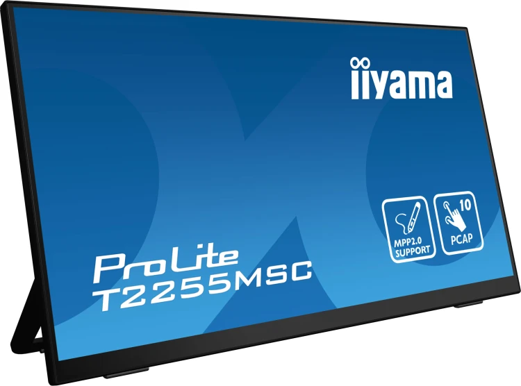 iiyama ProLite T2255MSC-B1 monitor komputerowy 54,6 cm (21.5") 1920 x 1080 px Full HD LCD Ekran doty