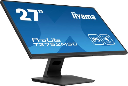 iiyama ProLite T2752MSC-B1 monitor komputerowy 68,6 cm (27") 1920 x 1080 px Full HD LED Ekran dotyko