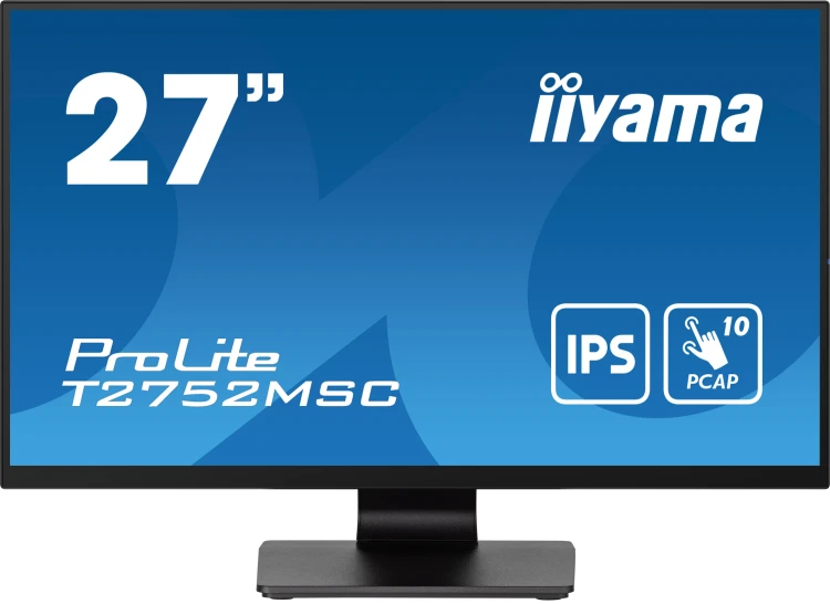 iiyama ProLite T2752MSC-B1 monitor komputerowy 68,6 cm (27") 1920 x 1080 px Full HD LED Ekran dotyko