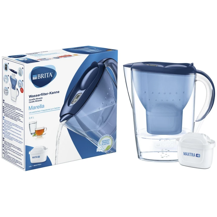 BRITA Tischwasserfilter Marella *blau* inkl. 1 Filter