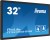 iiyama TF3239AS-B1AG monitor komputerowy 80 cm (31.5") 1920 x 1080 px Full HD LED Ekran dotykowy Cza