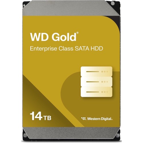 14TB WD Gold 6Gb/s 8,89cm 3,5Zoll 512MB cache 7200rpm internal RoHS compliant Enterprise HDD Bulk