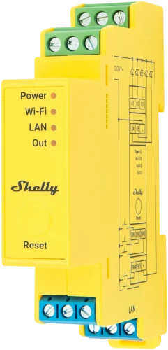 Shelly Relais ""Pro RGBWW PM"" WLAN LED Lichtcontroller LAN BT