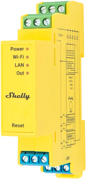 Shelly Relais ""Pro RGBWW PM"" WLAN LED Lichtcontroller LAN BT
