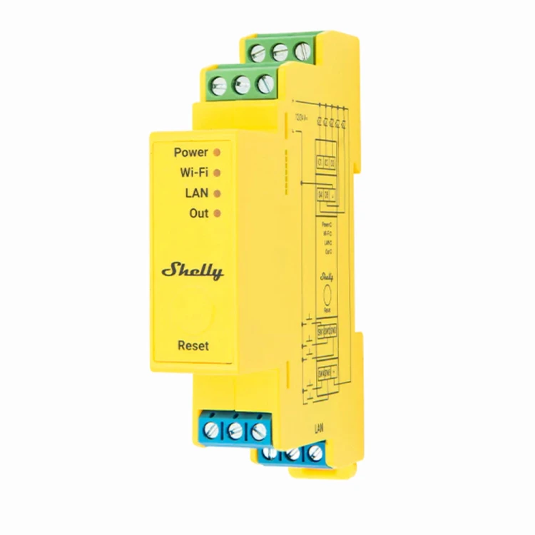 Shelly Relais ""Pro RGBWW PM"" WLAN LED Lichtcontroller LAN BT