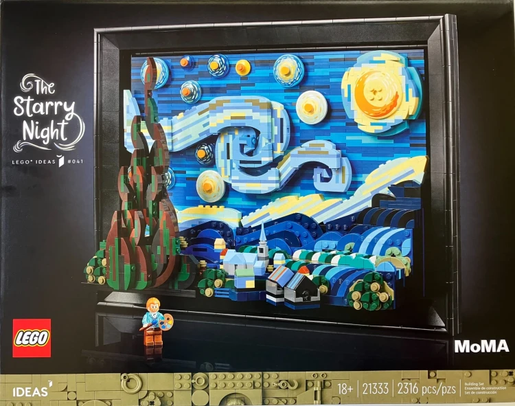 LEGO Ideas - Vincent van Gogh - Sternennacht