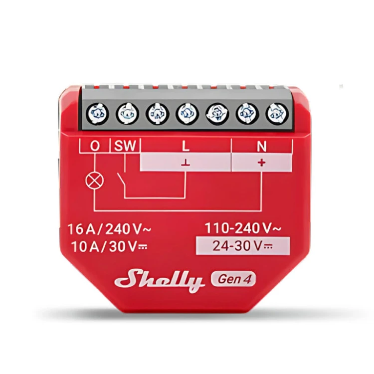 · Unterputz · 1 Gen4 · Relais · max 16A · 1 Kanal · WLAN · Matter · Zigbee · Bluetooth