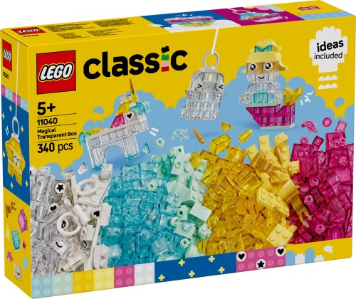 LEGO 11040 Classic Zauberbox mit durchsichtigen Steinen