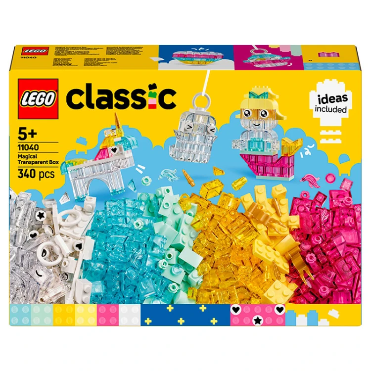 LEGO 11040 Classic Zauberbox mit durchsichtigen Steinen