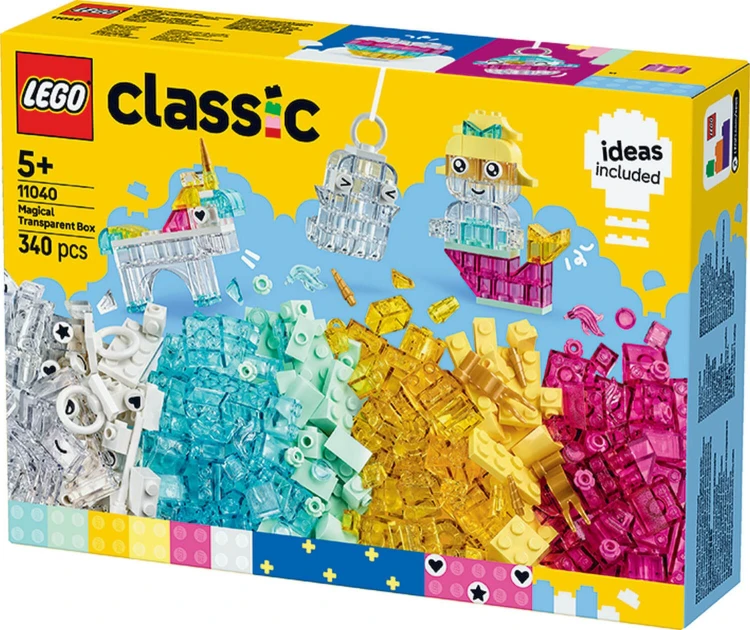 LEGO 11040 Classic Zauberbox mit durchsichtigen Steinen