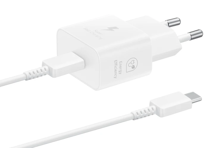 Samsung EP-T2510 Smartfon Biały Prąd przemienny, USB Szybkie ładowanie Wewnętrzna