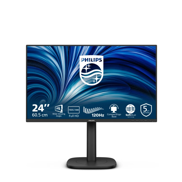 Philips 3000 series 24B2N3200J/00 monitor komputerowy 60,5 cm (23.8") 1920 x 1080 px Full HD LCD Cza