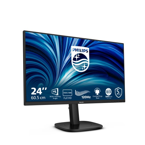 Philips 3000 series 24B2N3200J/00 monitor komputerowy 60,5 cm (23.8") 1920 x 1080 px Full HD LCD Cza