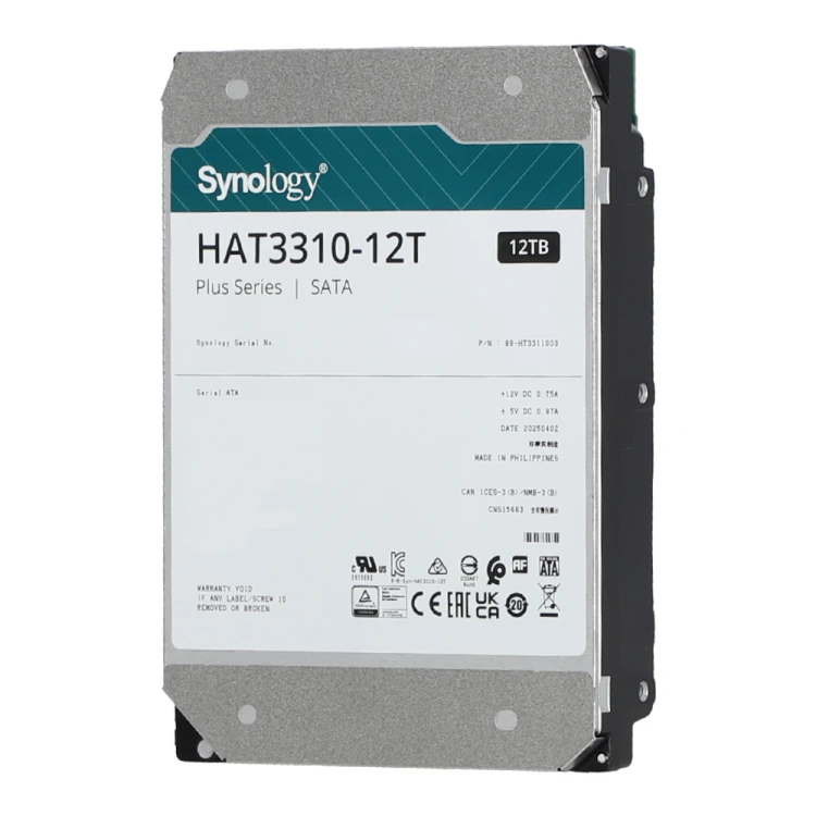 Synology HDD HAT3310-12T 12TB SATA HDD Plus Series