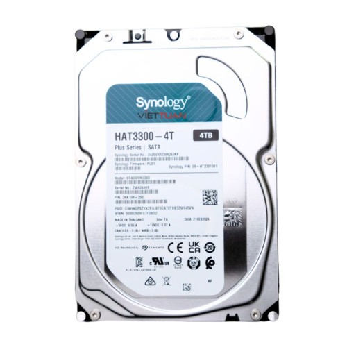 Synology HDD HAT3300-4T 4TB SATA HDD Plus Series