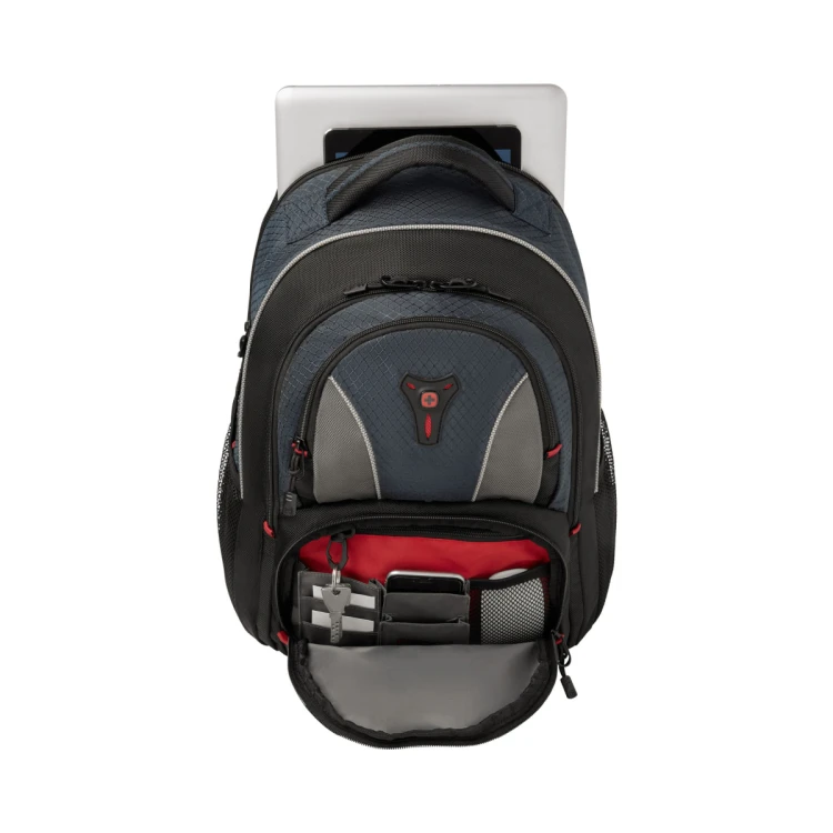 WENGER Cobalt Notebook Rucksack fuer 35,8 bis 39,6cm 14,1 bis 15,6Zoll Tablet, Laptop blau