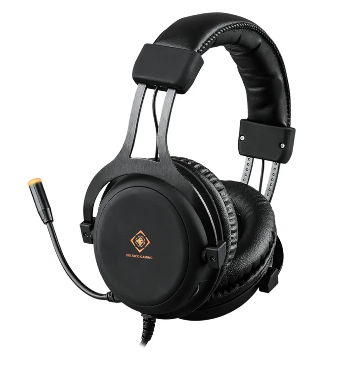 Deltaco Headset Gaming Stereo Klinke LED pink