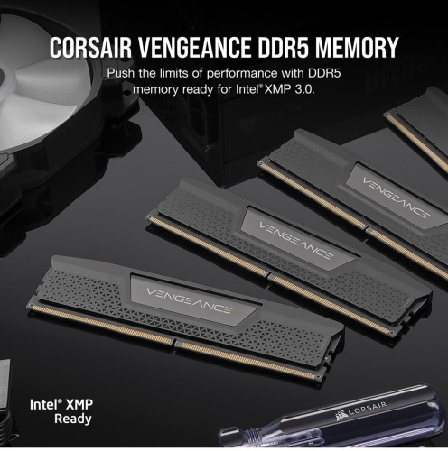 32GB PC 6000 CL38 CORSAIR KIT (2x16GB) VENGEANCE Black retail