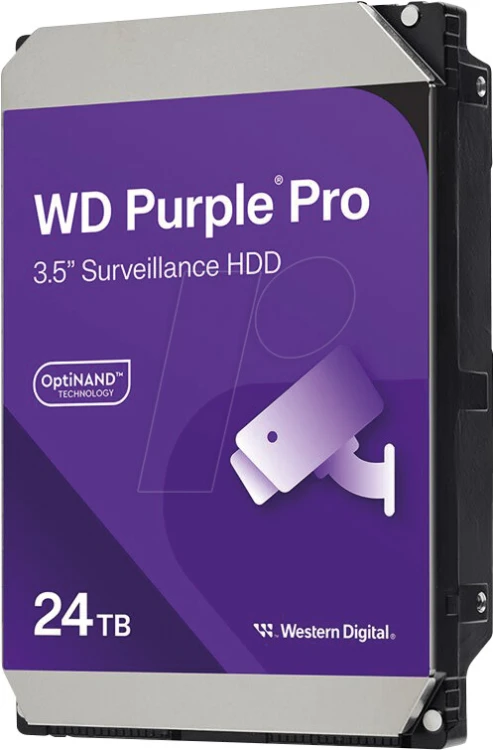 WD Purple Pro 24TB SATA HDD 6Gb/s 8,89cm 3,5Zoll