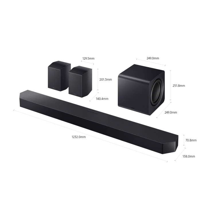 Samsung HW-Q990F/ZF moduł głośników Czarny 11.1.4 kan. 756 W