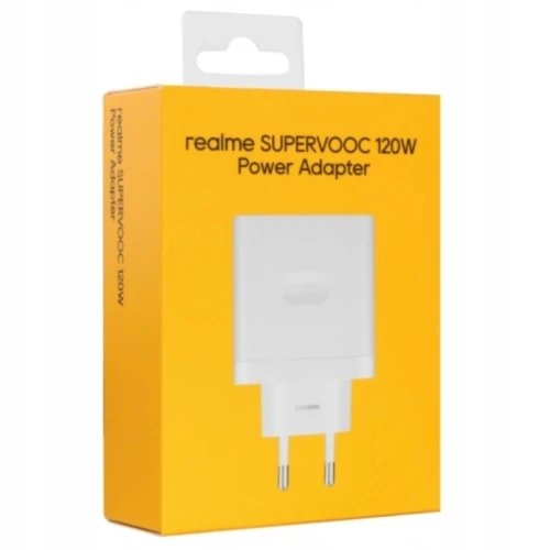 Realme 120W USB-A SuperVooc Power Adapter white