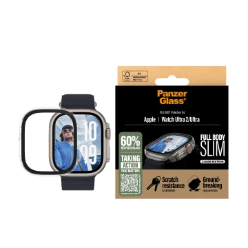 PanzerGlass ® Case Full Body Slim Transparent Apple Watch Ultra 4 | Ultra 3 | Ultra 2 | Ultra | 49m