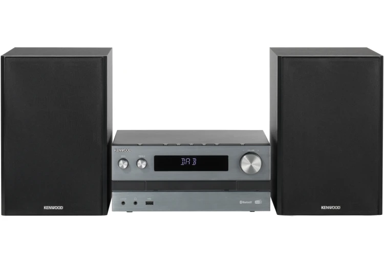Kenwood M-918DAB-H domowe urządzenie audio System micro domowego audio 10 W Aluminium, Czarny