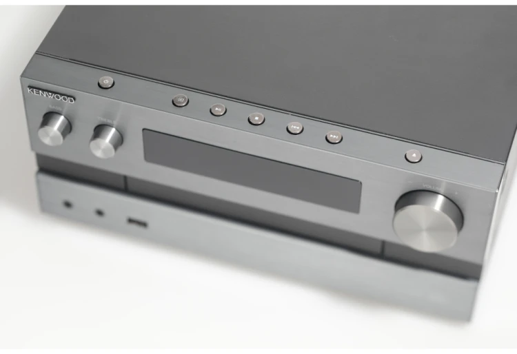 Kenwood M-918DAB-H domowe urządzenie audio System micro domowego audio 10 W Aluminium, Czarny