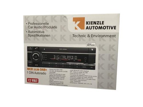 Axion Kienzle MCR 1120 DAB+ USB/AUX/BT Kurzschacht