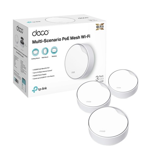 System Mesh Wi-Fi 6 TP-Link Deco X50 AX3000 (3-Pack)